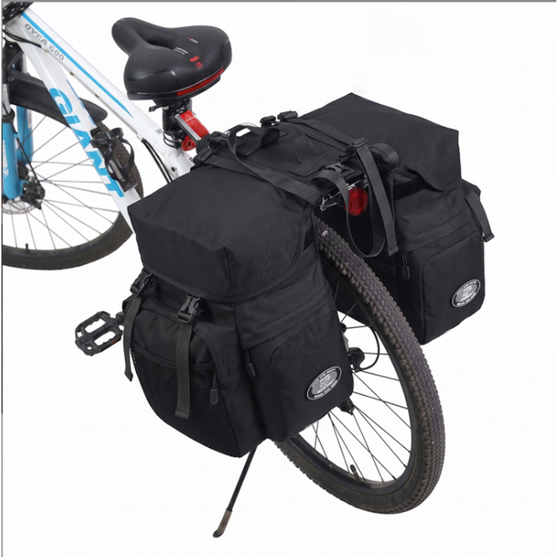 Panniers Waterproof Rear - 50L 2-in-1 Bicycle Pannier Bag, Waterproof