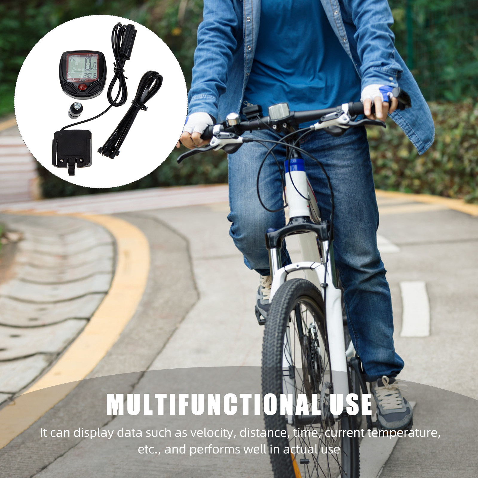 Cycling Commute Training - 1Set Professional Bike Speedometer Waterproof Plastic