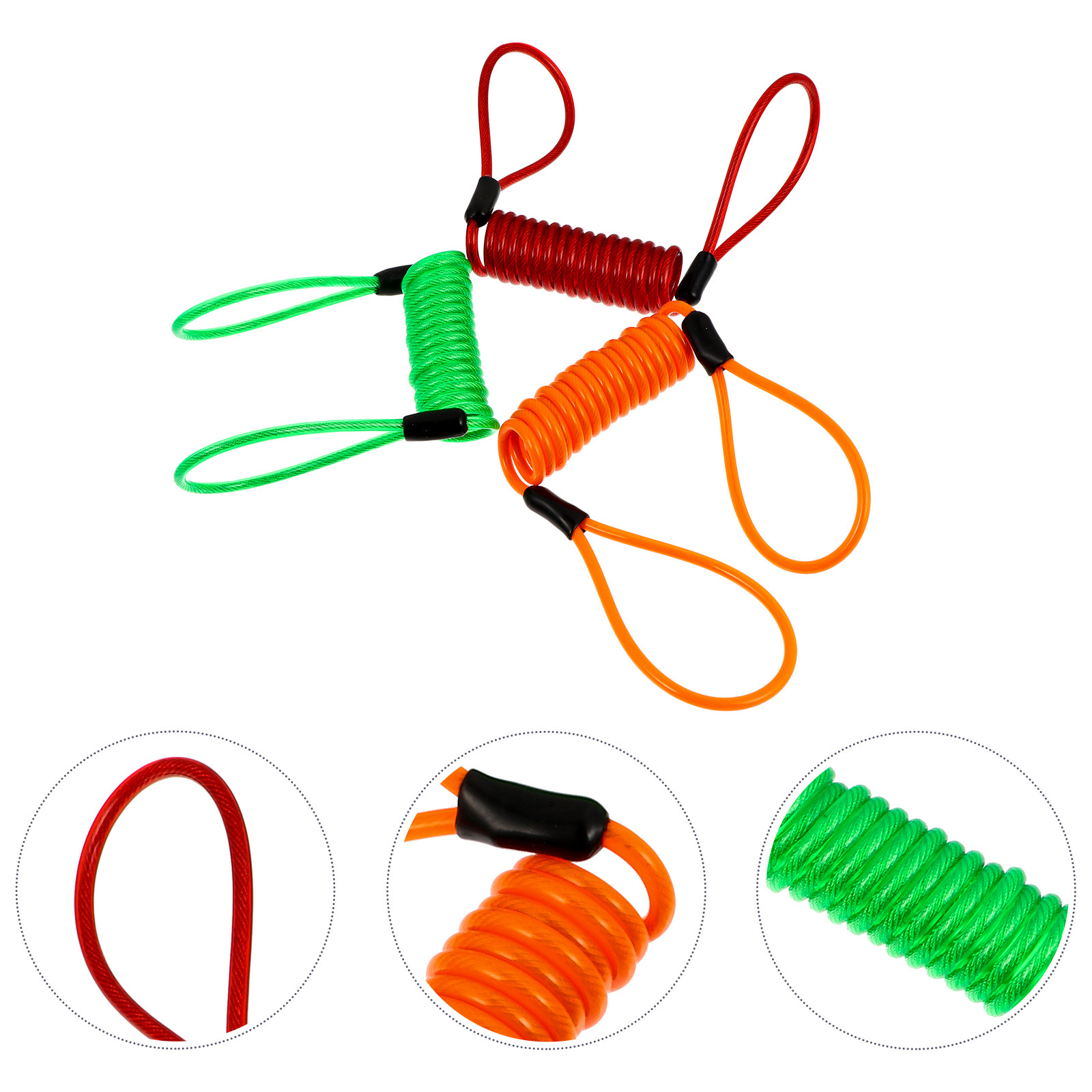 3Pcs Anti Theft Reminder Wire  - Cable Lock Flexible 评论和价格