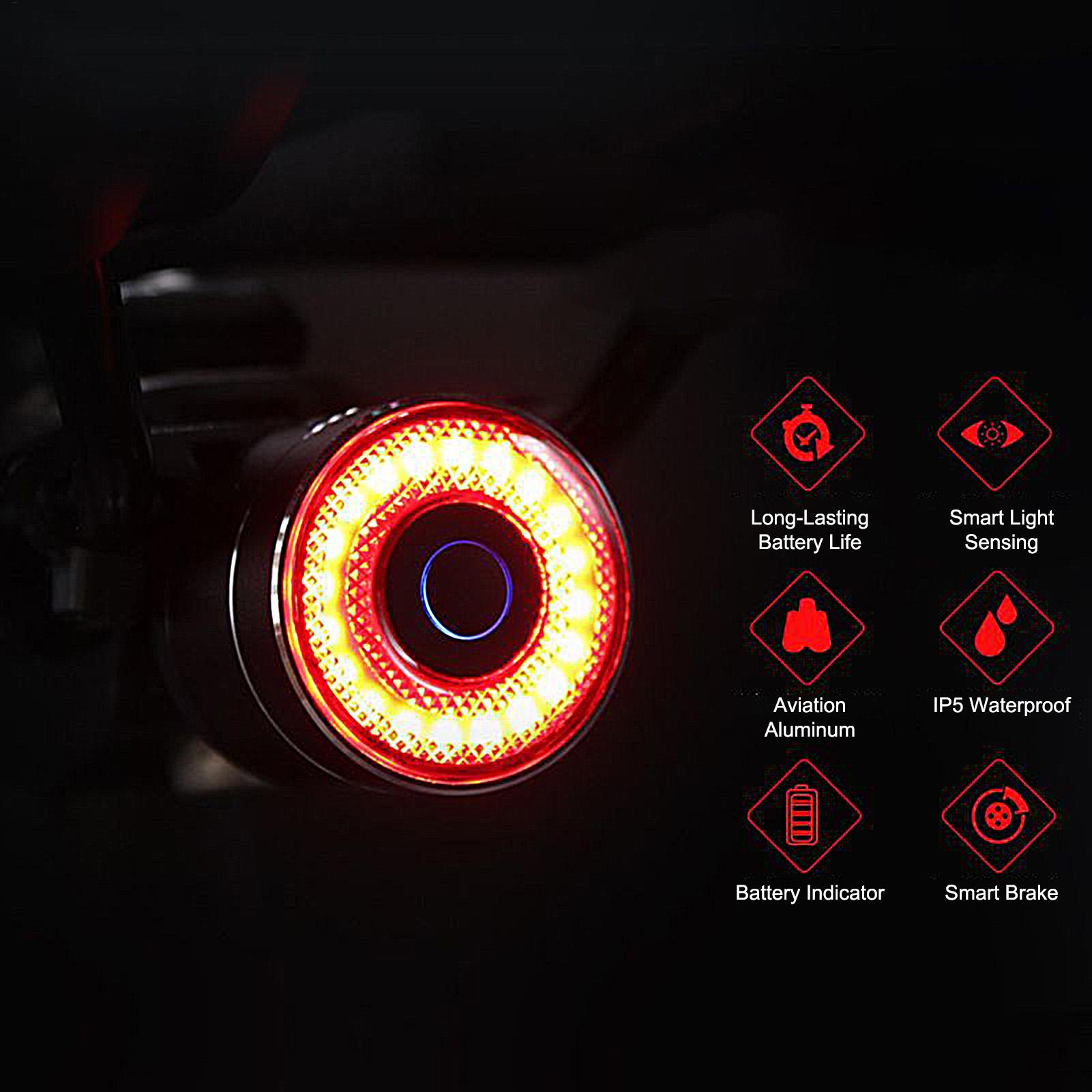 Bicycle Brake Light Smart Bike - Cycling Commuter 评论和价格