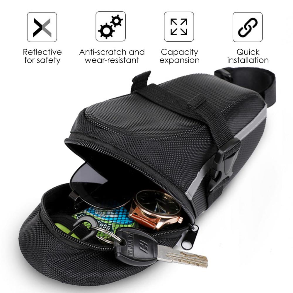 Universal Bicycle Saddle Bag B - Cycling Commute Bag 评论和价格