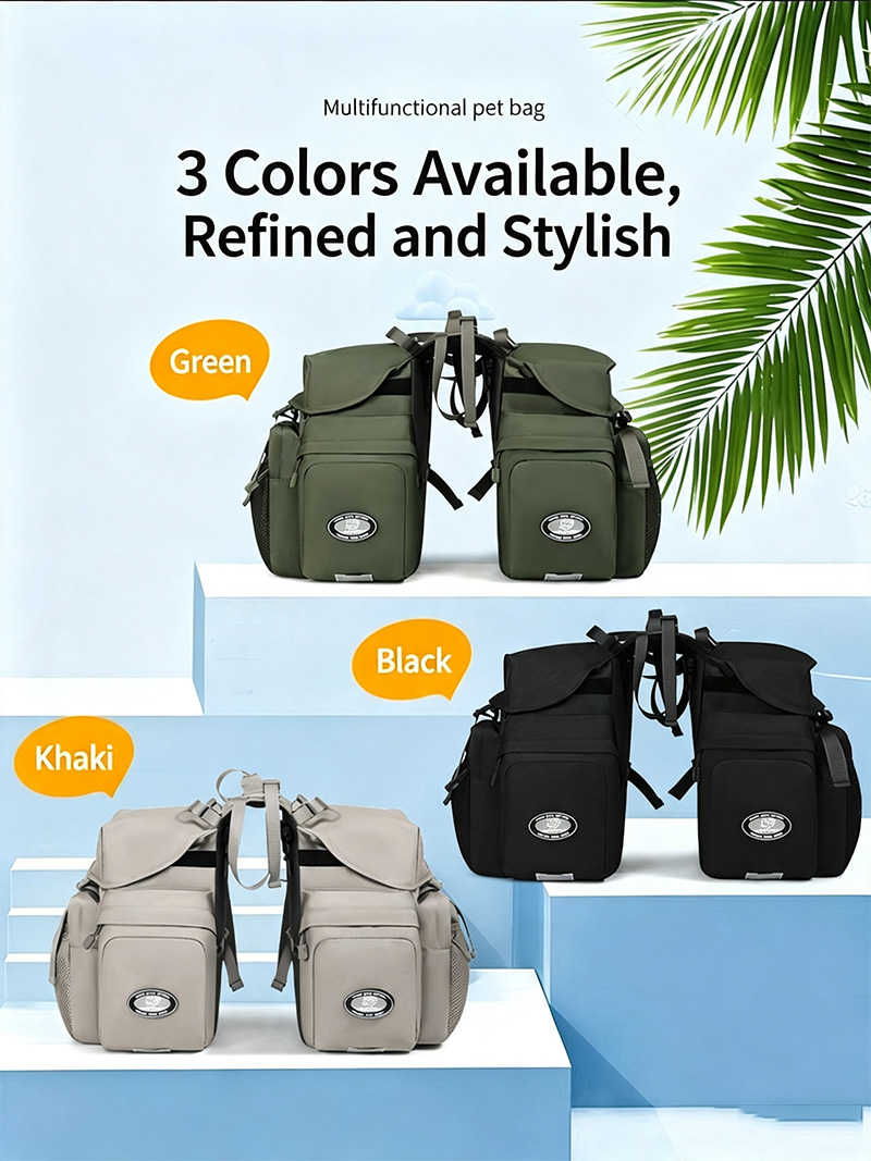 50L 2-in-1 Bicycle Pannier Bag - Panniers Waterproof Rear 评论和价格