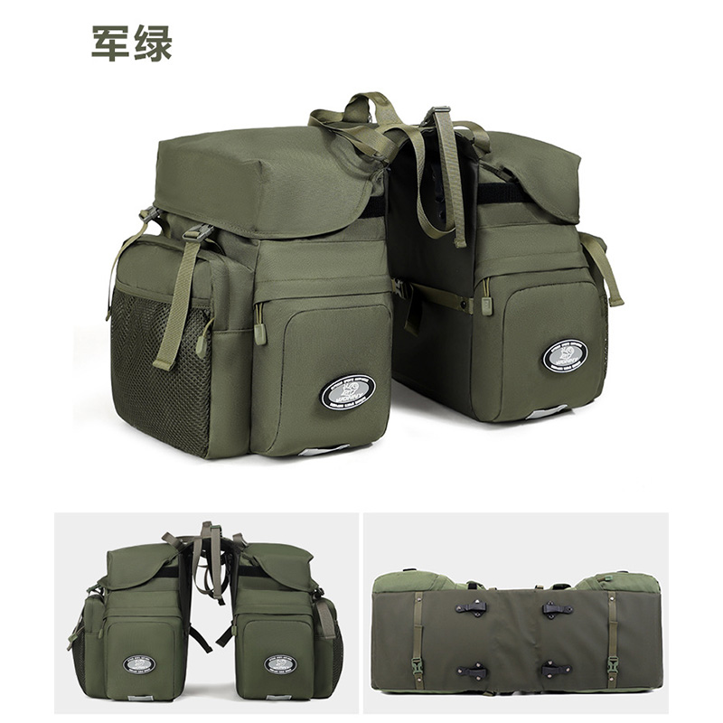 50L 2-in-1 Bicycle Pannier Bag - Panniers Waterproof Rear 评论和价格