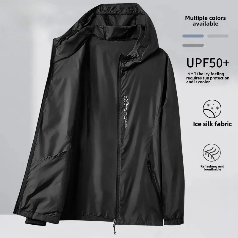 Summer Men's Sunscreen Jacket  - Cycling Commute Jacket 评论和价格