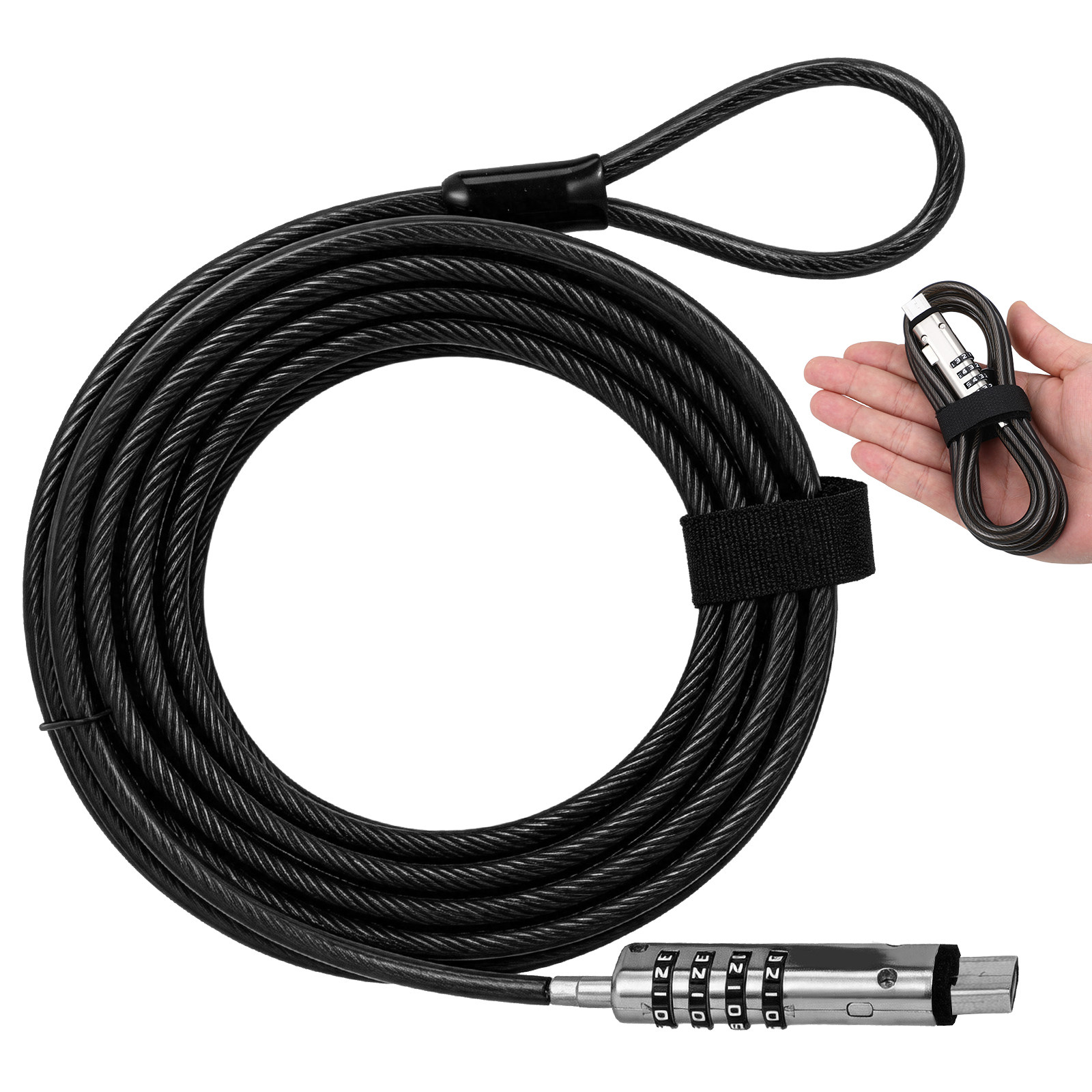 Laptop Numeric Password Alloy  - Cable Lock Flexible 评论和价格