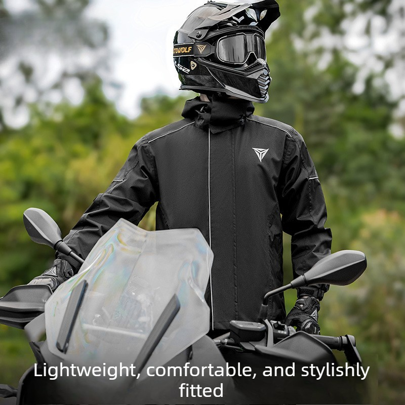 Motorcycle Rain Suit Waterproo - Cycling Commute Jacket 评论和价格