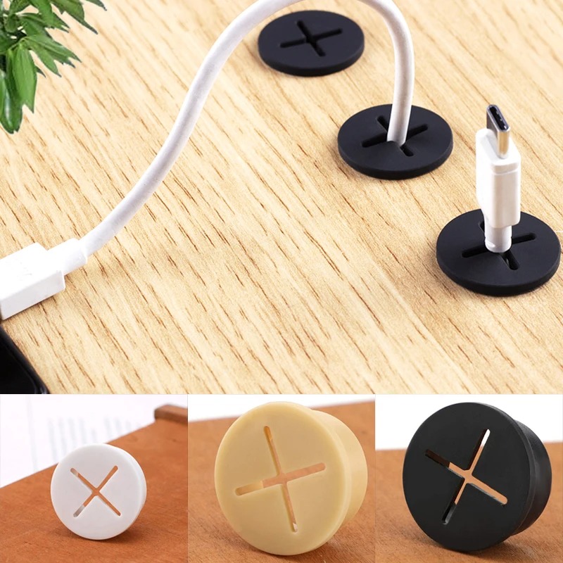 5PCS  Flexible Rubber Round Ca - Cable Lock Flexible 评论和价格