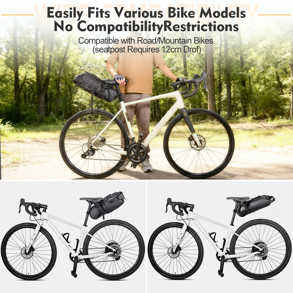 NEWBOLER Bicycle Saddle Bag Ho - Panniers Waterproof Rear 评论和价格